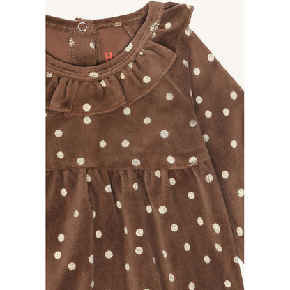 Hust & Claire HCKis Dot Dresses 4575 Soil