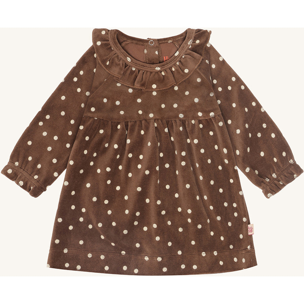 Hust & Claire HCKis Dot Dresses 4575 Soil