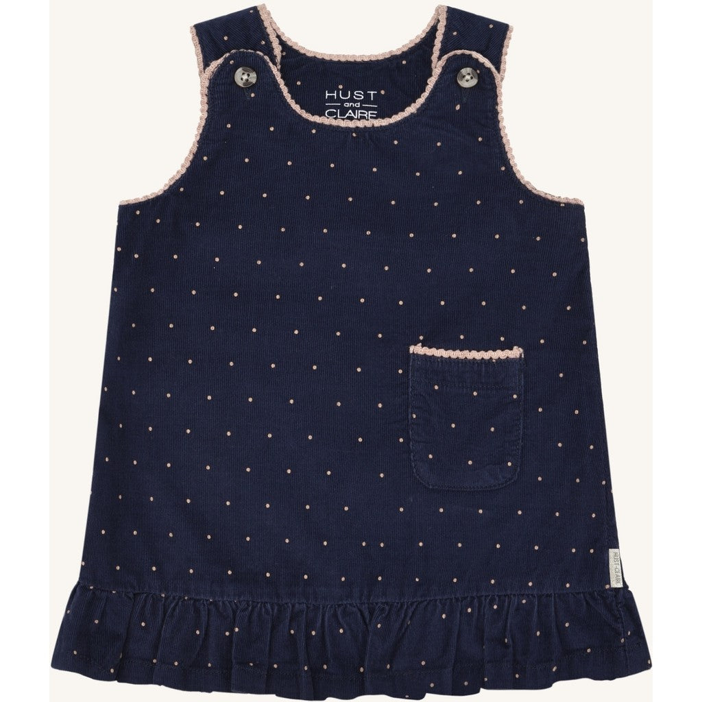 Hust & Claire HCKis Dotty Dresses 4144 Naval
