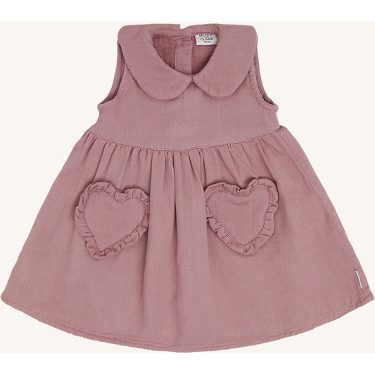 Hust & Claire HCKis Twill Dresses 3875 Heather