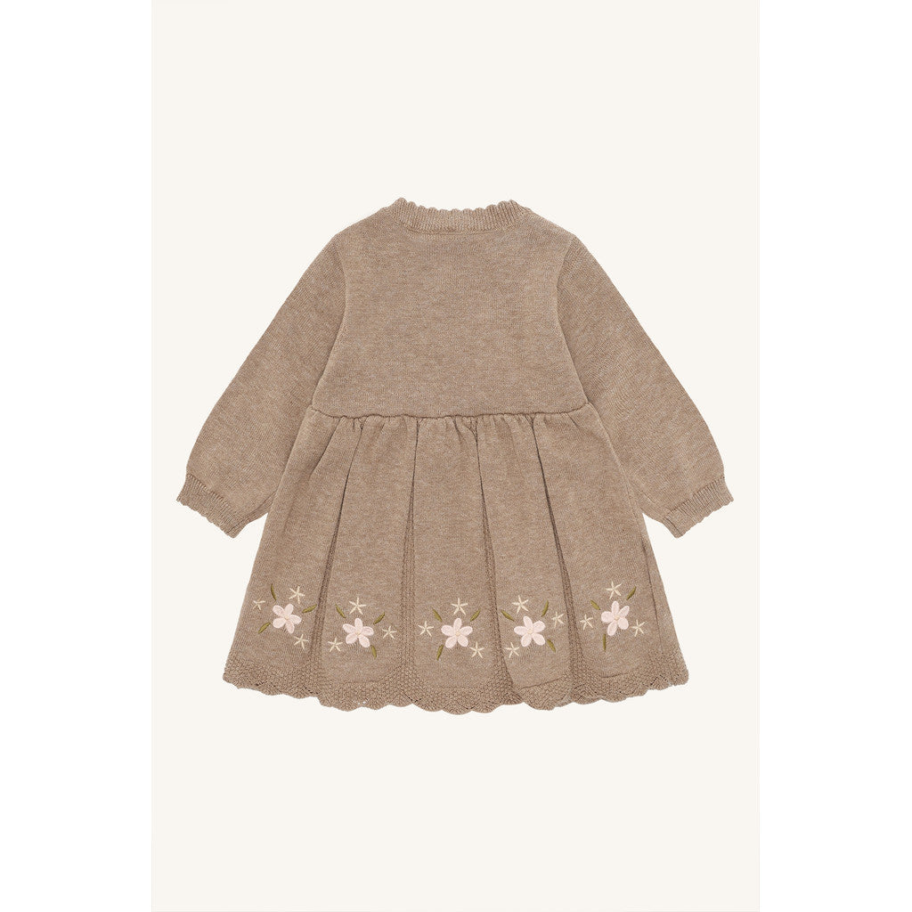 Hust & Claire HCKlara flower Dresses 3554 Biscuit
