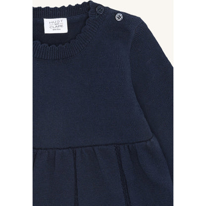 Hust & Claire HCKlara flower Dresses 4144 Naval