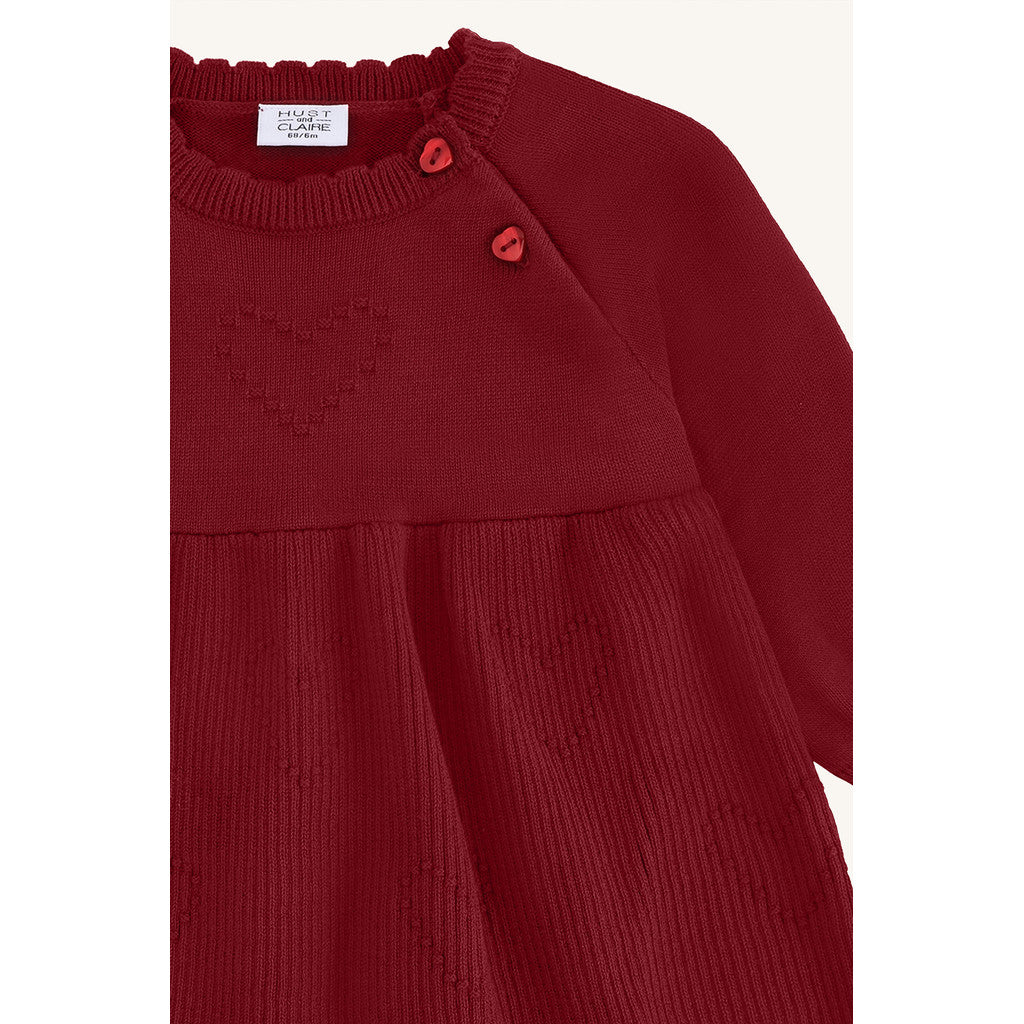 Hust & Claire HCKlara heart Dresses 3379 Teaberry