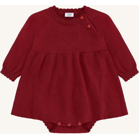 Hust & Claire HCKlara heart Dresses 3379 Teaberry