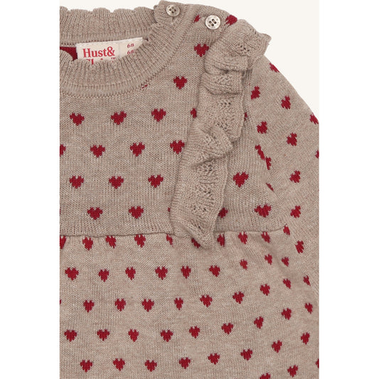Hust & Claire HCKristel xmas Dresses 3554 Biscuit