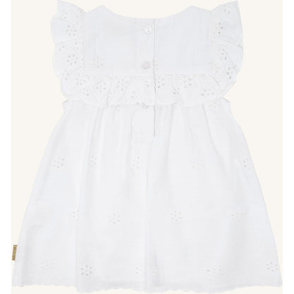 Hust & Claire HCKristi embroidery Dresses 3246 White