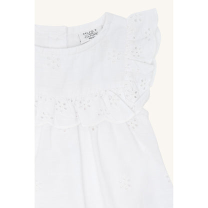 Hust & Claire HCKristi embroidery Dresses 3246 White
