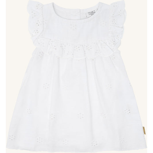 Hust & Claire HCKristi embroidery Dresses 3246 White