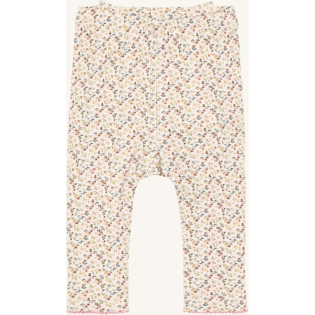 Hust & Claire HCLaerke Little roses W25 Leggings 1262 Whisper Melange
