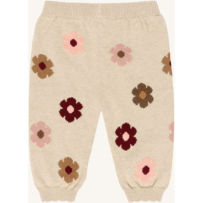 Hust & Claire HCLisa Flower Cardigan 4548 Old Beige Melange