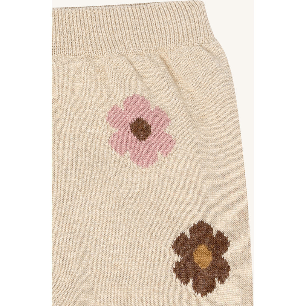 Hust & Claire HCLisa Flower Cardigan 4548 Old Beige Melange