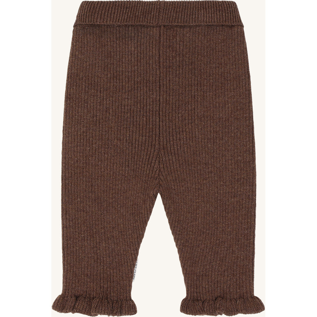 Hust & Claire HCLisa Rib Leggings 3594 Toffee Melange