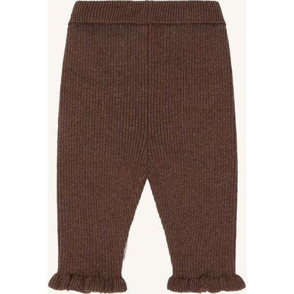 Hust & Claire HCLisa Rib Leggings 3594 Toffee Melange