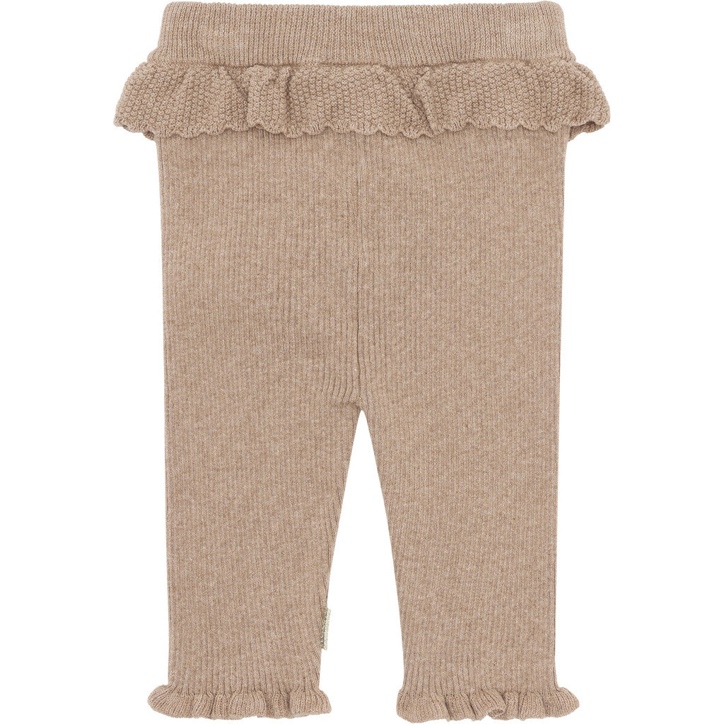 Hust & Claire HCLisa knit rib Leggings 3554 Biscuit