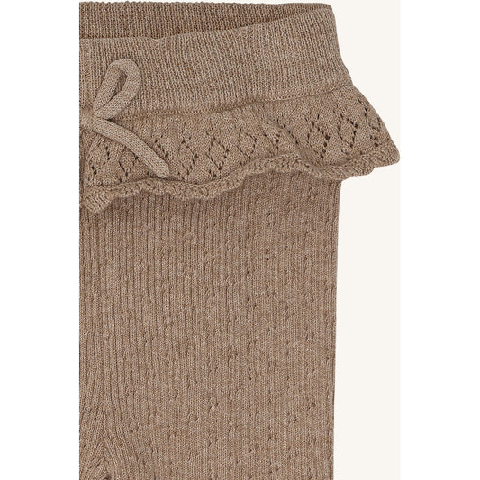 Hust & Claire HCLisa knit rib Leggings 3554 Biscuit