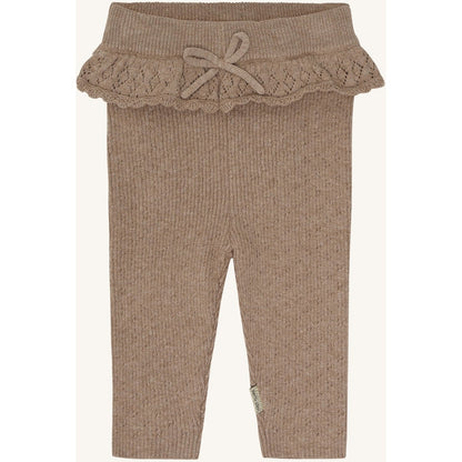 Hust & Claire HCLisa knit rib Leggings 3554 Biscuit