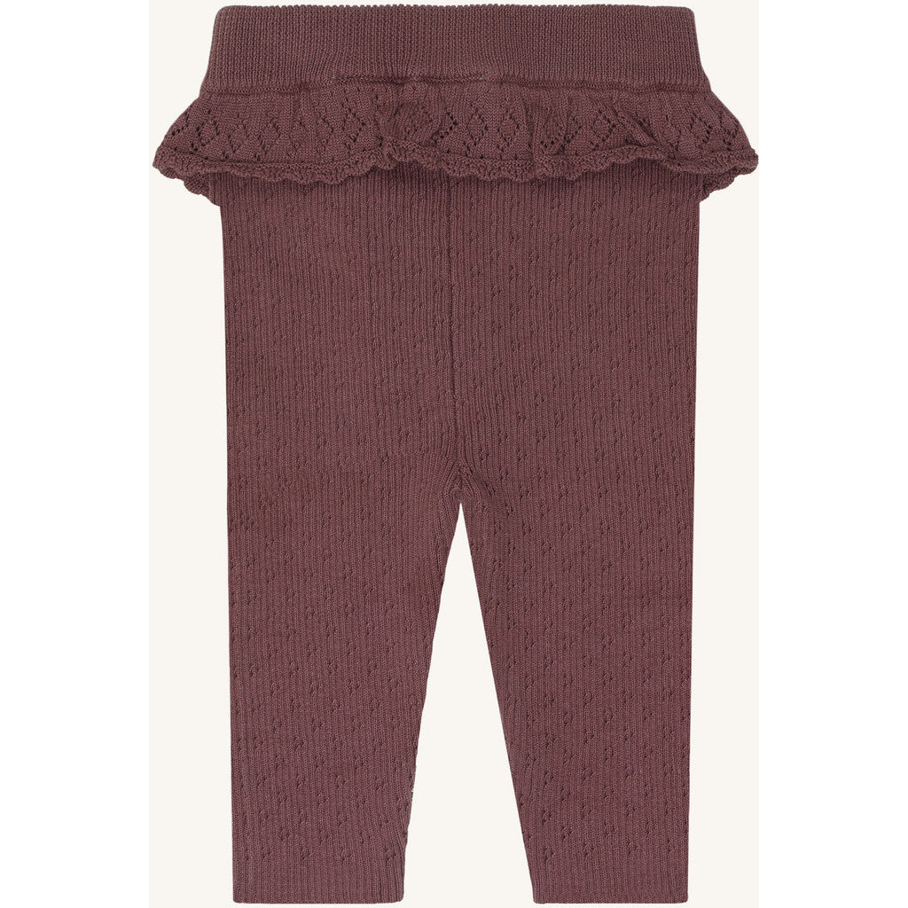 Hust & Claire HCLisa knit rib Leggings 3870 Plum