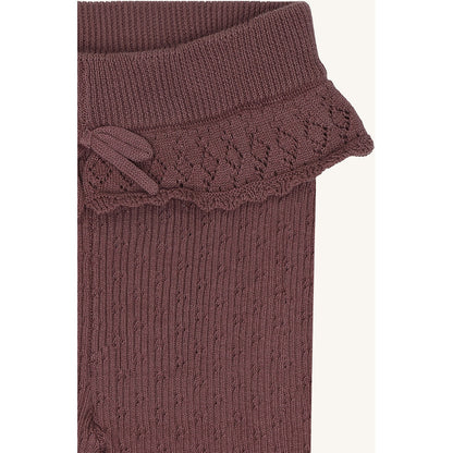 Hust & Claire HCLisa knit rib Leggings 3870 Plum