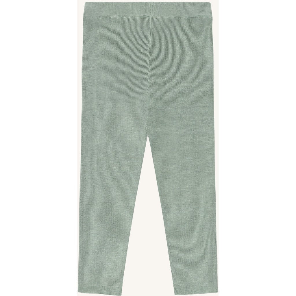 Hust & Claire HCLui Knit Rib Leggings 4440 Forest Fog