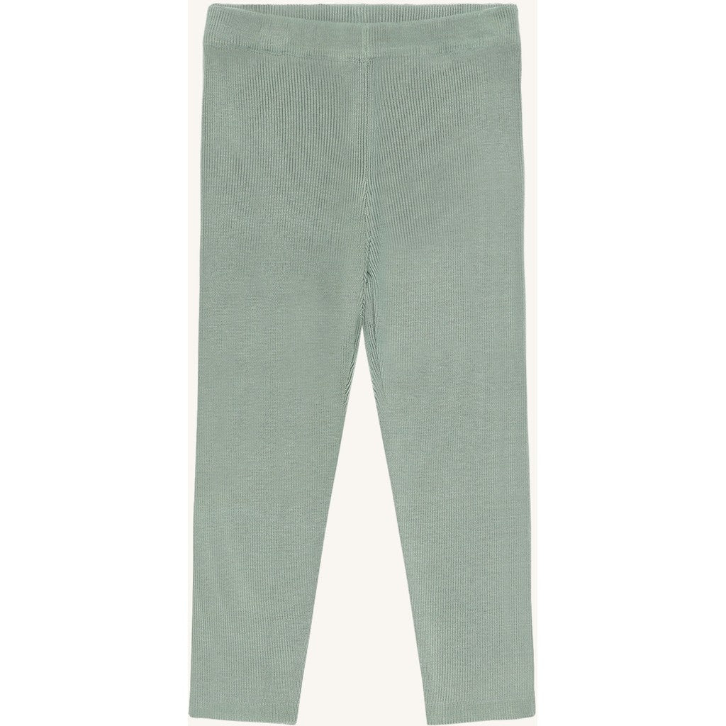 Hust & Claire HCLui Knit Rib Leggings 4440 Forest Fog