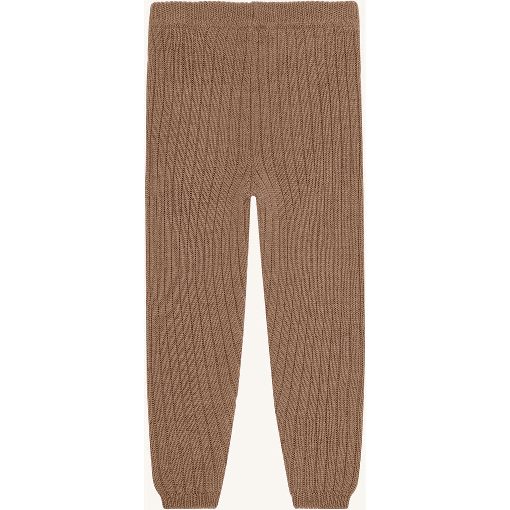 Hust & Claire HCLui Wool Rib Leggings 4536 Coca Mocha