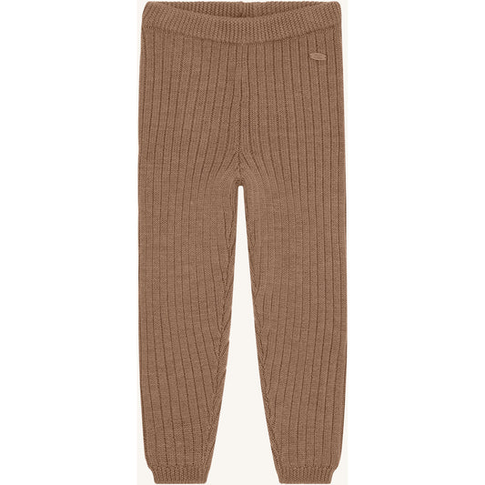 Hust & Claire HCLui Wool Rib Leggings 4536 Coca Mocha