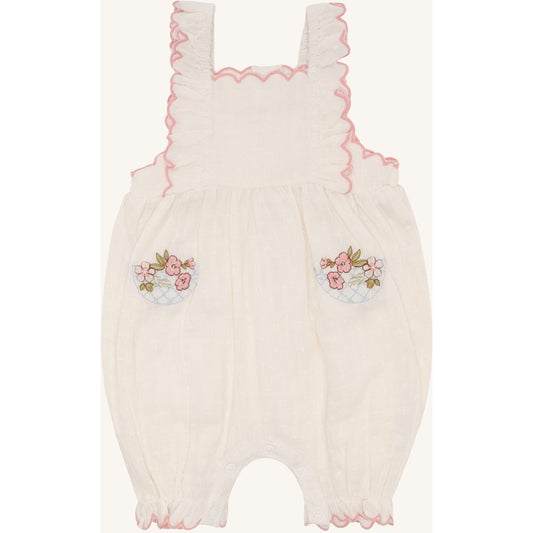 Hust & Claire HCMagie Dobby Romper 3265 Whisper