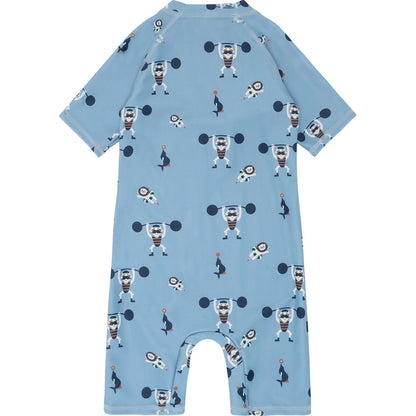 Hust & Claire HCMakki Boy Swim Jumpsuit 3157 Light Blue