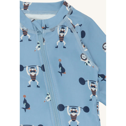 Hust & Claire HCMakki Boy Swim Jumpsuit 3157 Light Blue