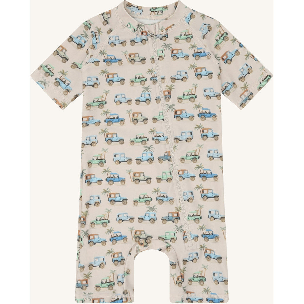 Hust & Claire HCMakki Boy Swim Jumpsuit 4501 French Oak