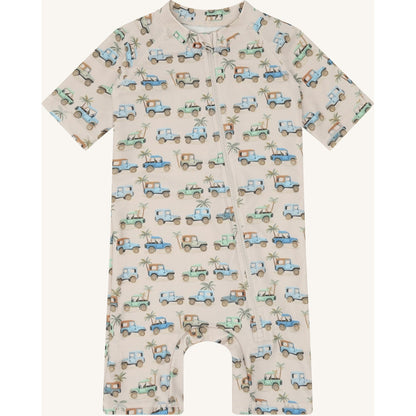 Hust & Claire HCMakki Boy Swim Jumpsuit 4501 French Oak
