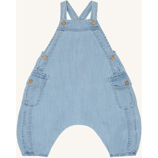 Hust & Claire HCMaks Chambray Pants suit 33 Blue Denim