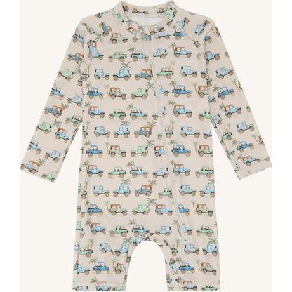 Hust & Claire HCMalaz Boy Swim Jumpsuit 4501 French Oak