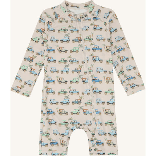Hust & Claire HCMalaz Boy Swim Jumpsuit 4501 French Oak