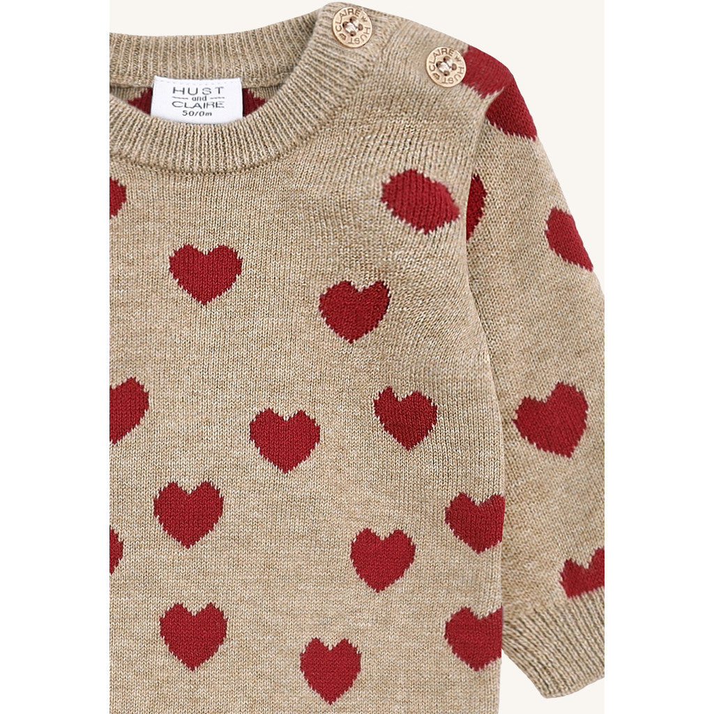 Hust & Claire HCManly Hearts Jumpsuit 3554 Biscuit