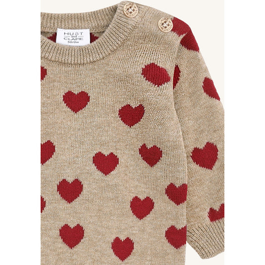 Hust & Claire HCManly Hearts Jumpsuit 3554 Biscuit