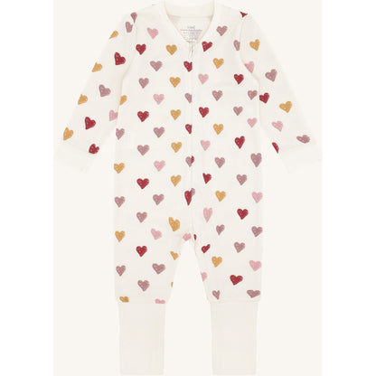 Hust & Claire HCManu Hearts Puff Night Suit 3290 Off White