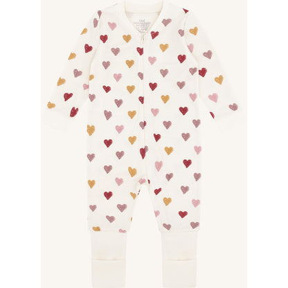 Hust & Claire HCManu Hearts Puff Night Suit 3290 Off White