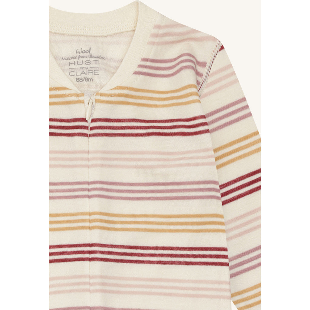 Hust & Claire HCManu Zip 3 Stripes Night Suit 3290 Off White
