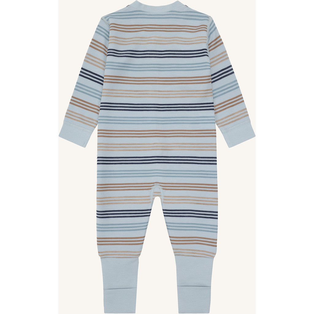 Hust & Claire HCManu Zip 3 Stripes Night Suit 4117 Baby Blue