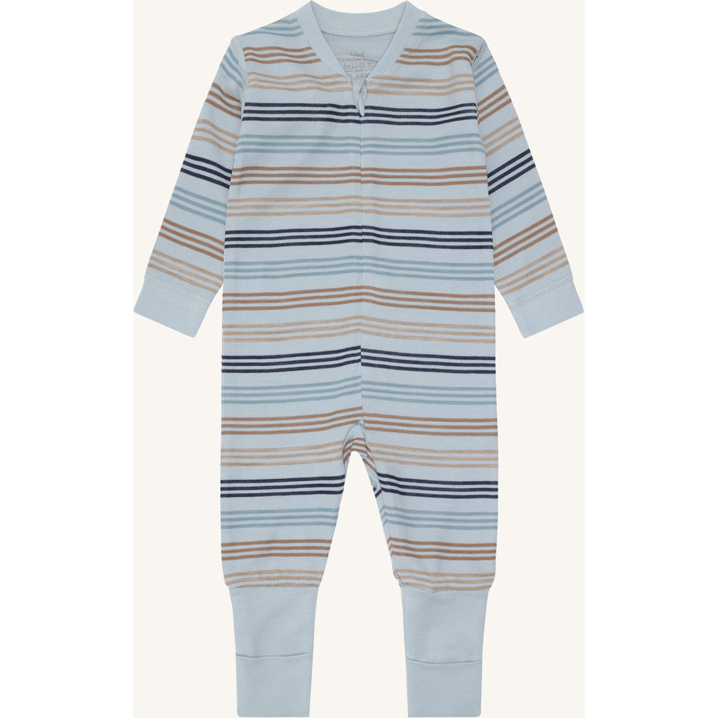 Hust & Claire HCManu Zip 3 Stripes Night Suit 4117 Baby Blue