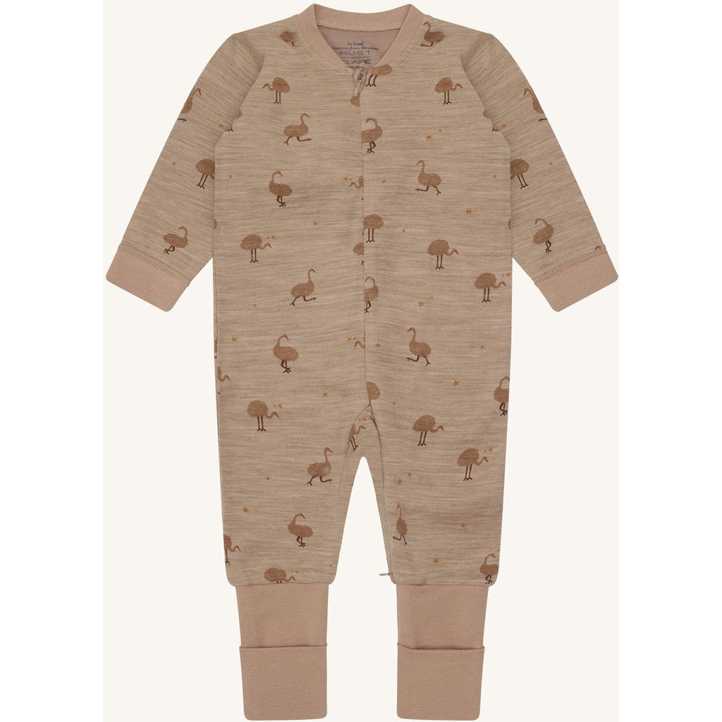 Hust & Claire HCManu Zip Ostrich Night Suit 3554 Biscuit