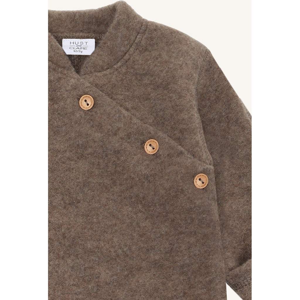 Hust & Claire HCMerlin Wool Fleece Suit 3232 Deer Melange