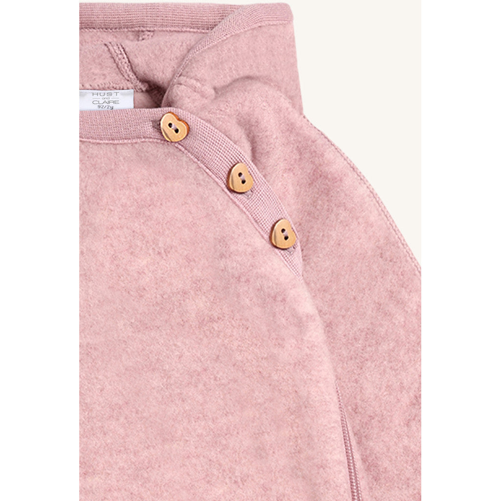 Hust & Claire HCMevi Hood Wool Fleece Suit 3875 Heather
