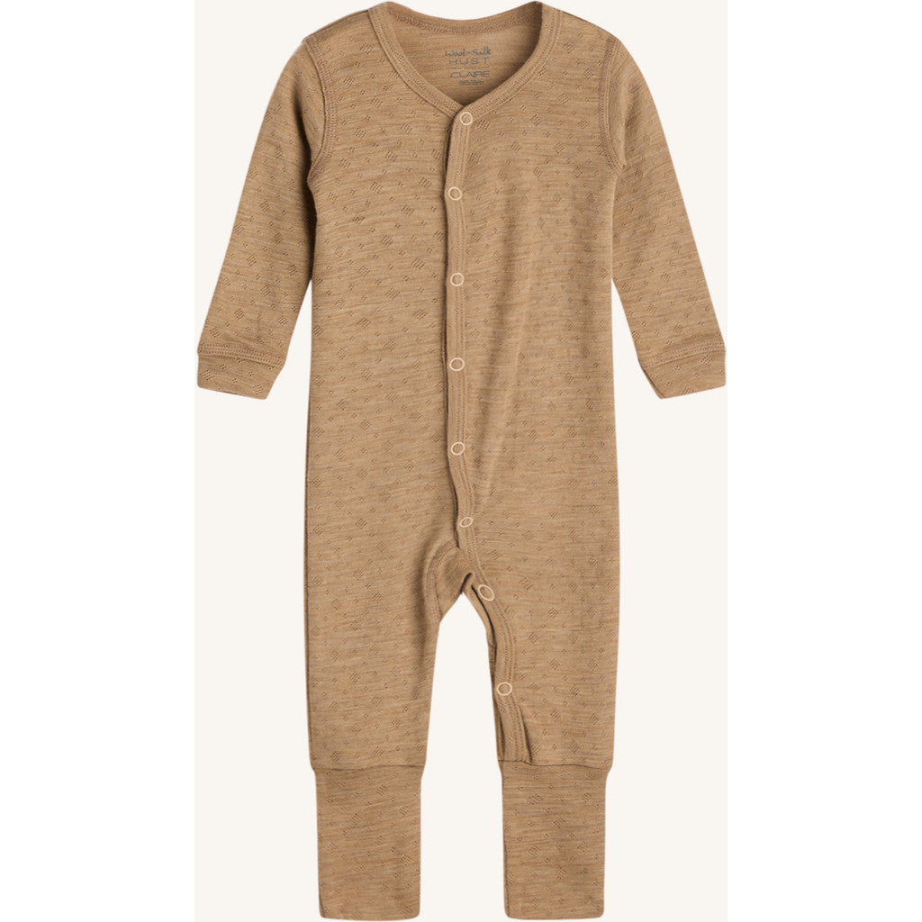 Hust & Claire HCMili Pointelle Jumpsuit 3554 Biscuit