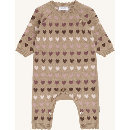 Hust & Claire HCMill Hearts Jumpsuit 3554 Biscuit