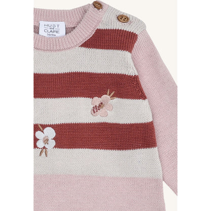 Hust & Claire HCMill Knit play Knitwear 3735 Adobe Rose