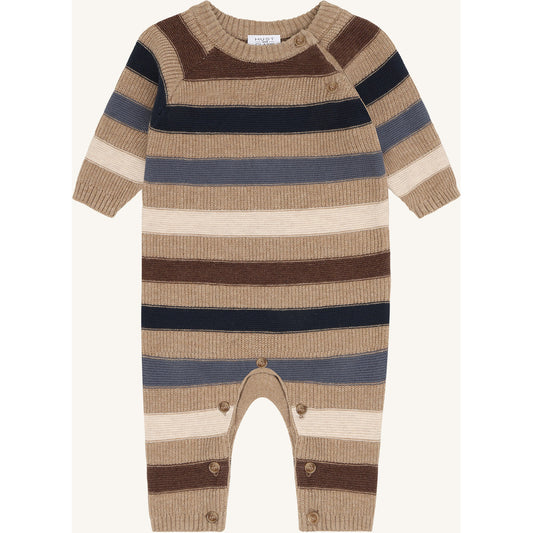 Hust & Claire HCMill Stripe Jumpsuit 3554 Biscuit