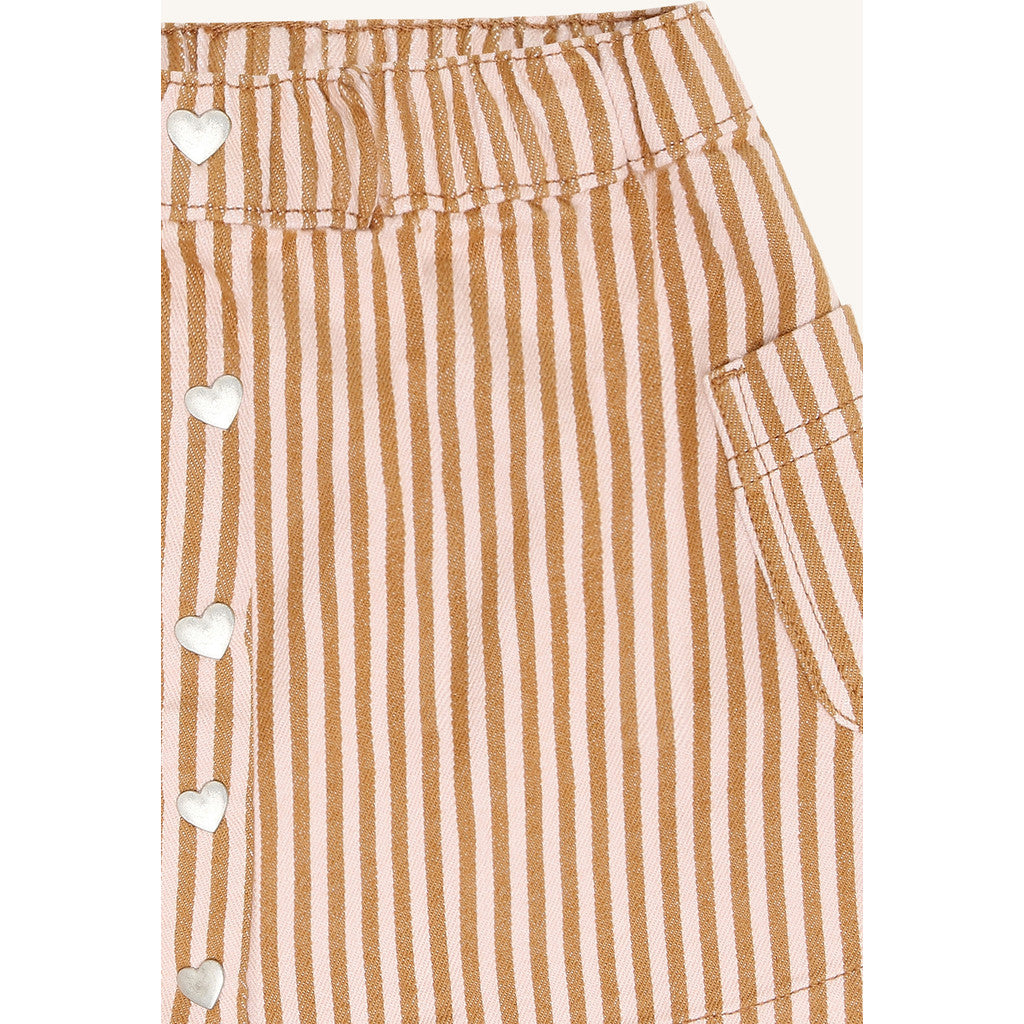 Hust & Claire HCNanna Stripe Skirts 3557 Chipmunk
