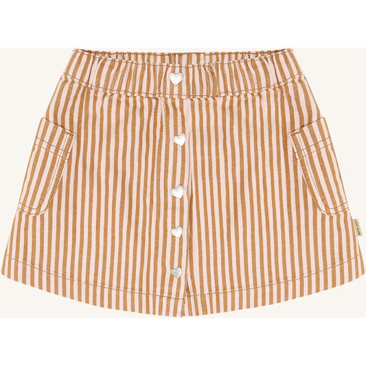 Hust & Claire HCNanna Stripe Skirts 3557 Chipmunk